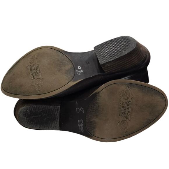 Nine West Vintage American Collection Bootie Size 8 Brown Western - Picture 4 of 13